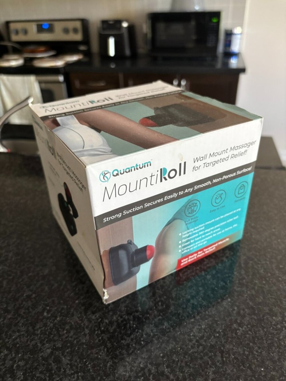 BNIB Quantum MountiRoll Wall Mount Massager
